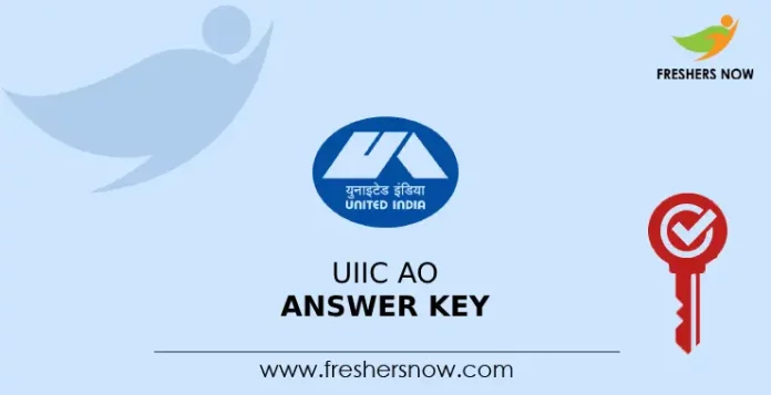 UIIC AO Answer Key