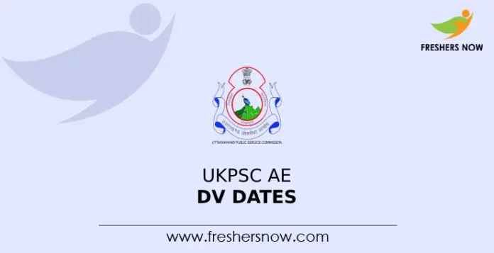 UKPSC AE DV Dates