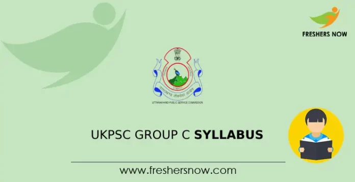 UKPSC Group C Syllabus