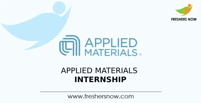 Applied Materials Internship