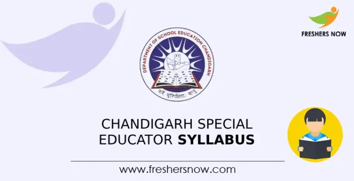 Chandigarh Special Educator Syllabus