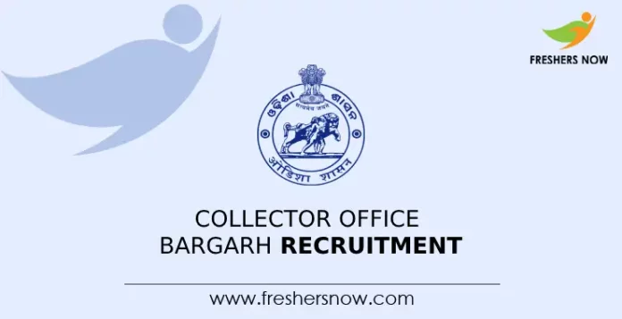 Collector Office Bargarh Recruitment