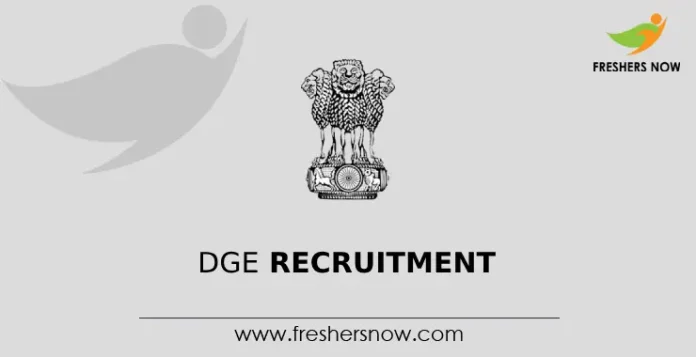 DGE recruitment