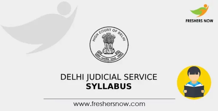 Delhi Judicial Service Syllabus