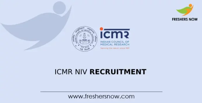 ICMR NIV Recruitment