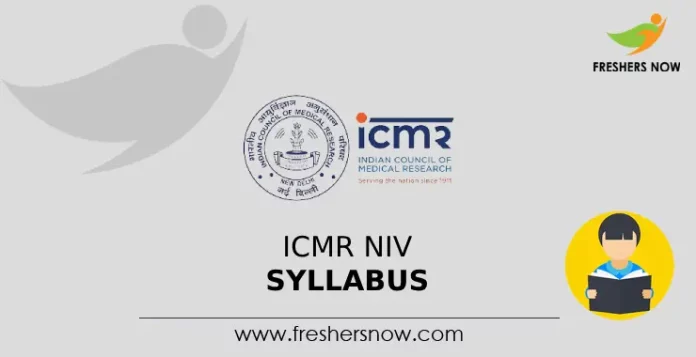 ICMR NIV Syllabus