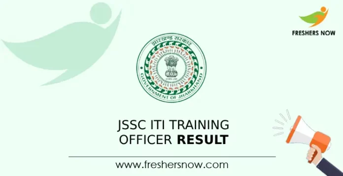 JSSC ITI Training Officer Result