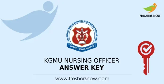 KGMU Nursing Officer Answer Key
