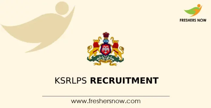 KSRLPS Recruitment