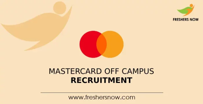 MasterCard Off Campus Recruitment