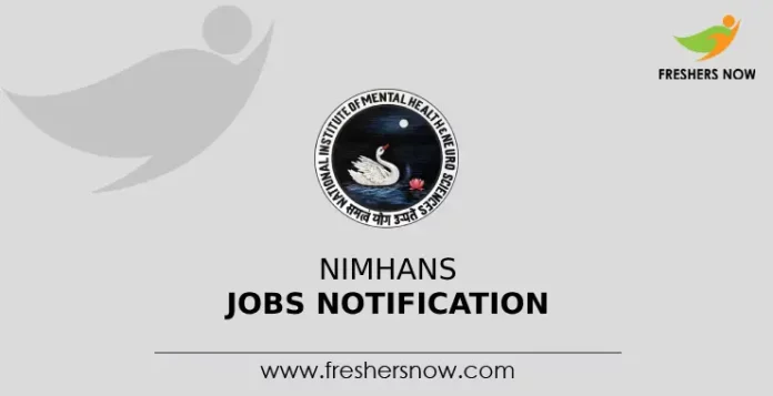 NIMHANS Jobs Notification