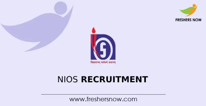 NIOS Recruitment