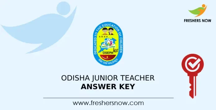 Odisha Junior Teacher Answer Key