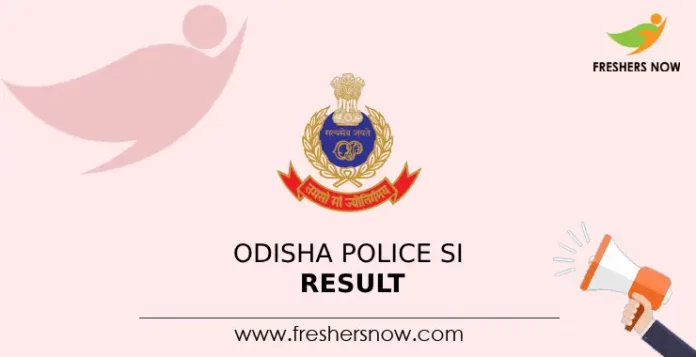 Odisha Police SI Result