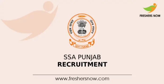 SSA Punjab Recruitment