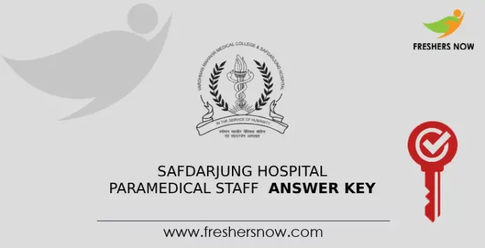 Safdarjung Hospital Paramedical Staff Answer Ke