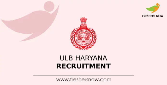ULB Haryana Recruitment