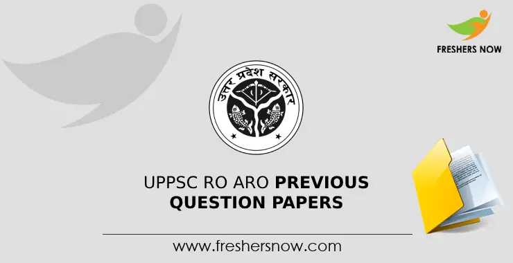 UPPSC RO ARO Previous Question Papers PDF Download