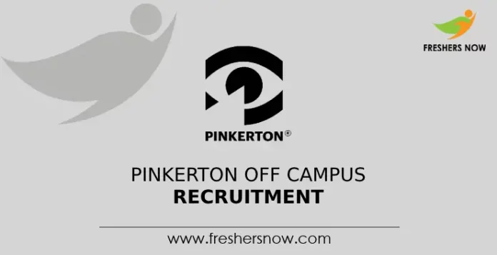 pinkerton Off Campus Recruitment