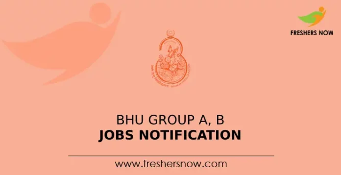 BHU Group A, B Jobs Notification
