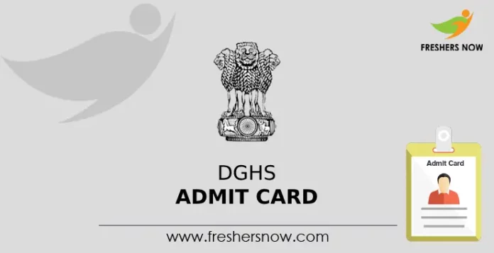 DGHS Admit Card