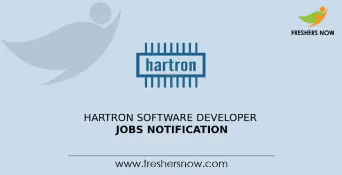 HARTRON Software Developer Jobs Notification