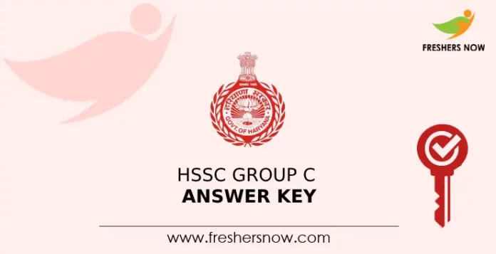 HSSC Group C Answer key