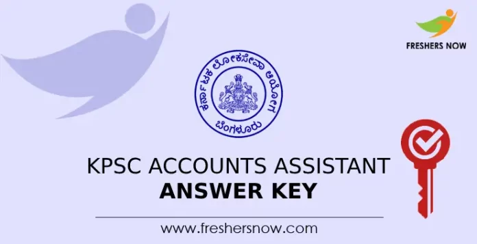 KPSC Accounts Assistant Answer Key