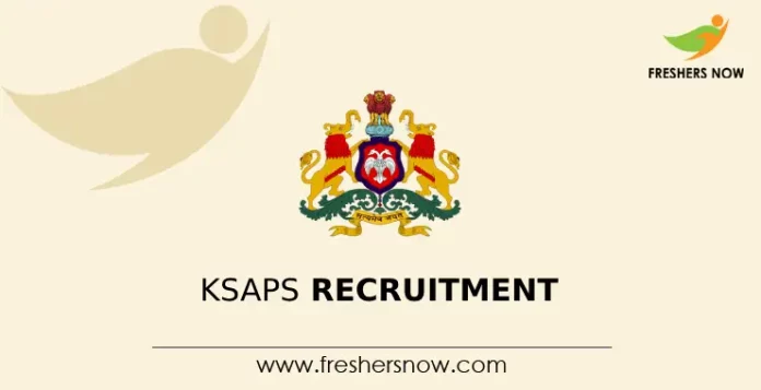 KSAPS Recruitment