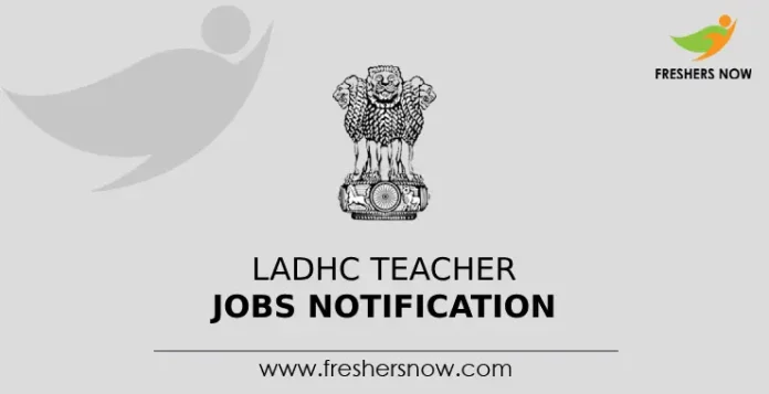 LADHC Teacher Jobs Notification