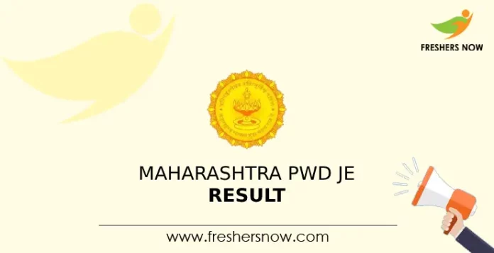Maharashtra PWD JE Reslut