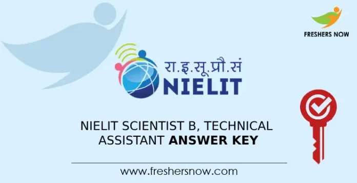 NIELIT Scientist B, Technical Assistant Answer Key