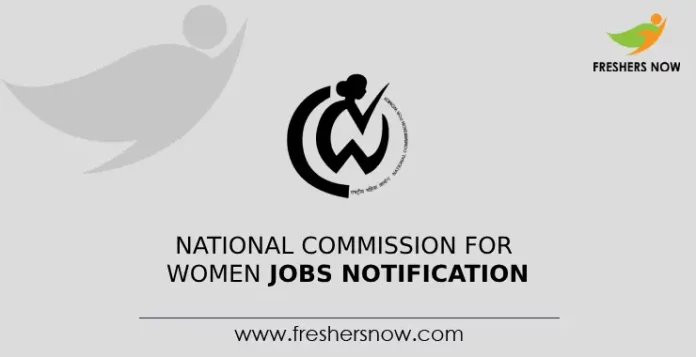 National Commission for Women Jobs Notification