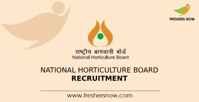 National Horticulture Board Recruitment