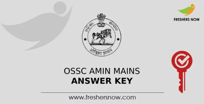 OSSC Amin Mains Answer Key