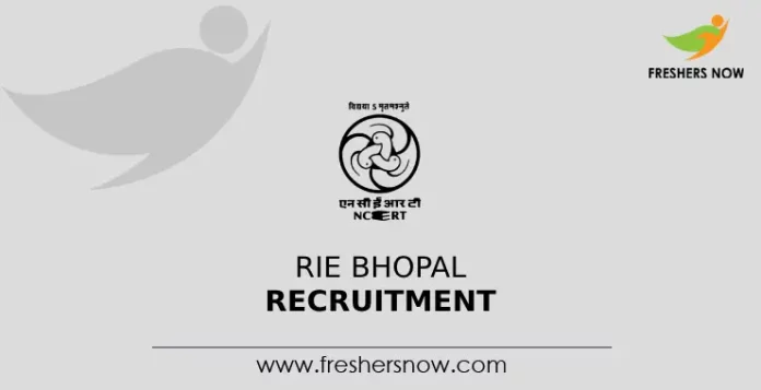 RIE Bhopal Recruitment