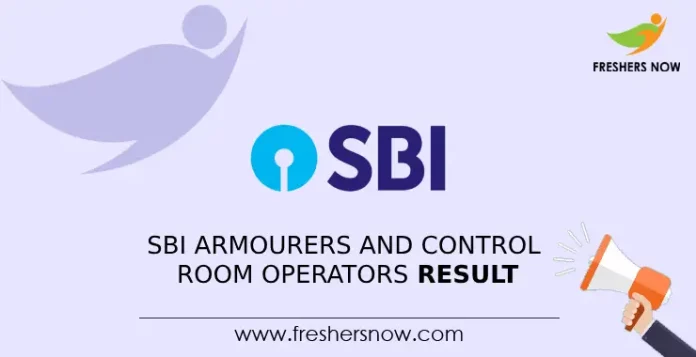 SBI Armourers and Control Room Operators Result (1)