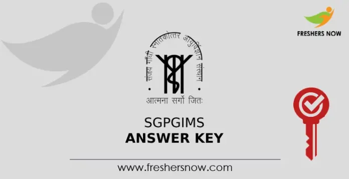 SGPGIMS Answer Key