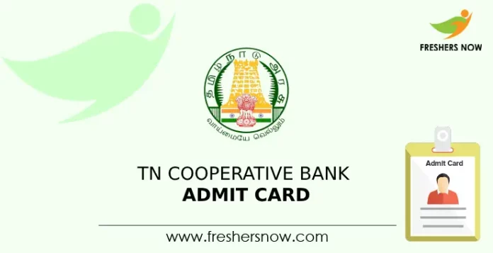 TN Cooperative Bank Admit Card