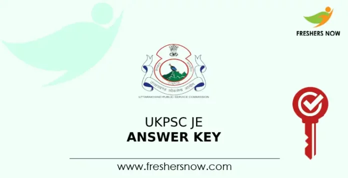 UKPSC JE Answer Key