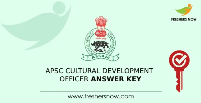 APSC Cultural Development Officer Answer Key