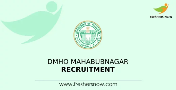 DMHO Mahabubnagar Recruitment