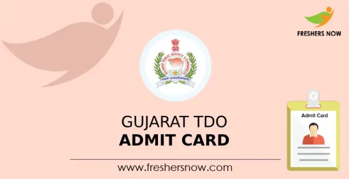 Gujarat TDO Admit Card