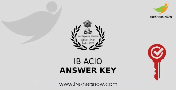 IB ACIO Answer Key