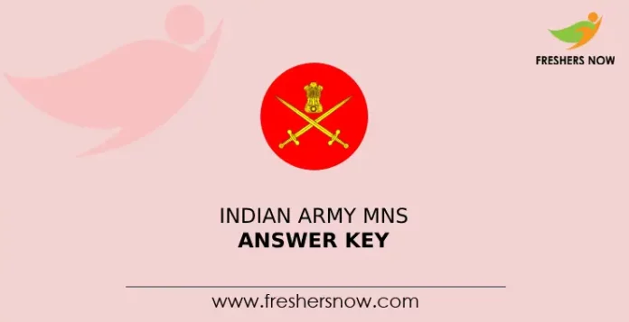 Indian Army MNS Answer Key