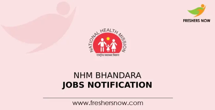 NHM Bhandara Jobs Notification