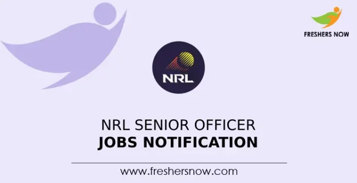 NRL Senior Officer Jobs Notification