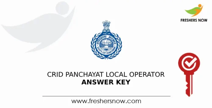 Panchayat Local Operator Answer Key