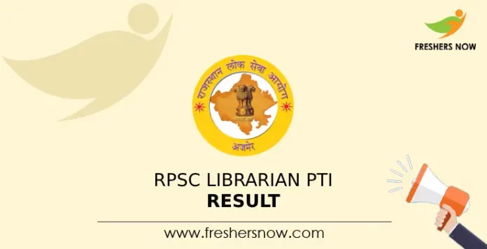 RPSC Librarian PTI Result