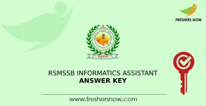 RSMSSB Informatics Assistant Answer Key